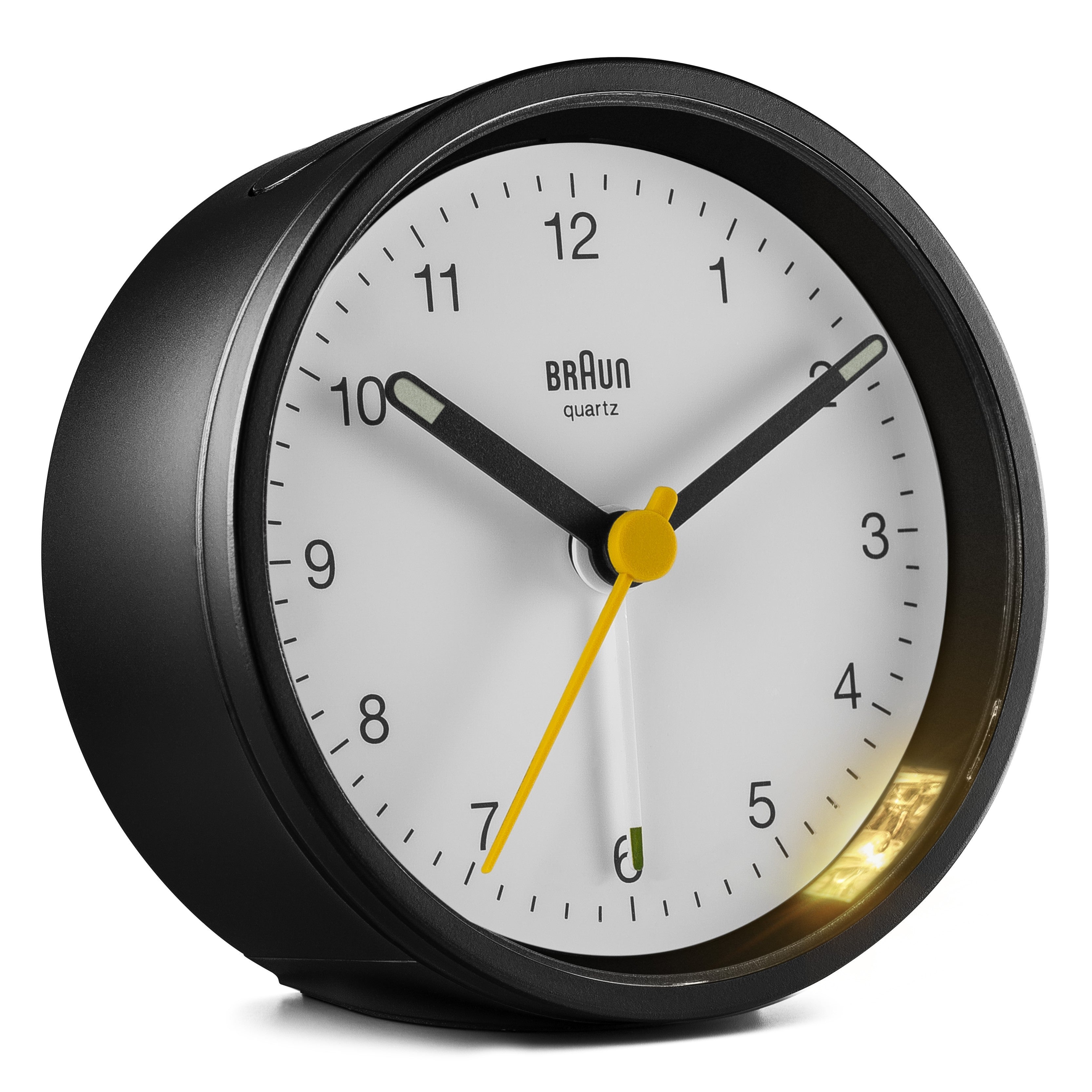 Braun Classic Alarm Analogue Clock – Black/White