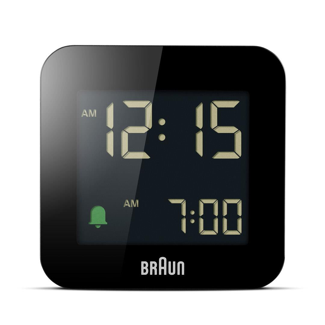 Braun Digital Travel Alarm Clock – Black