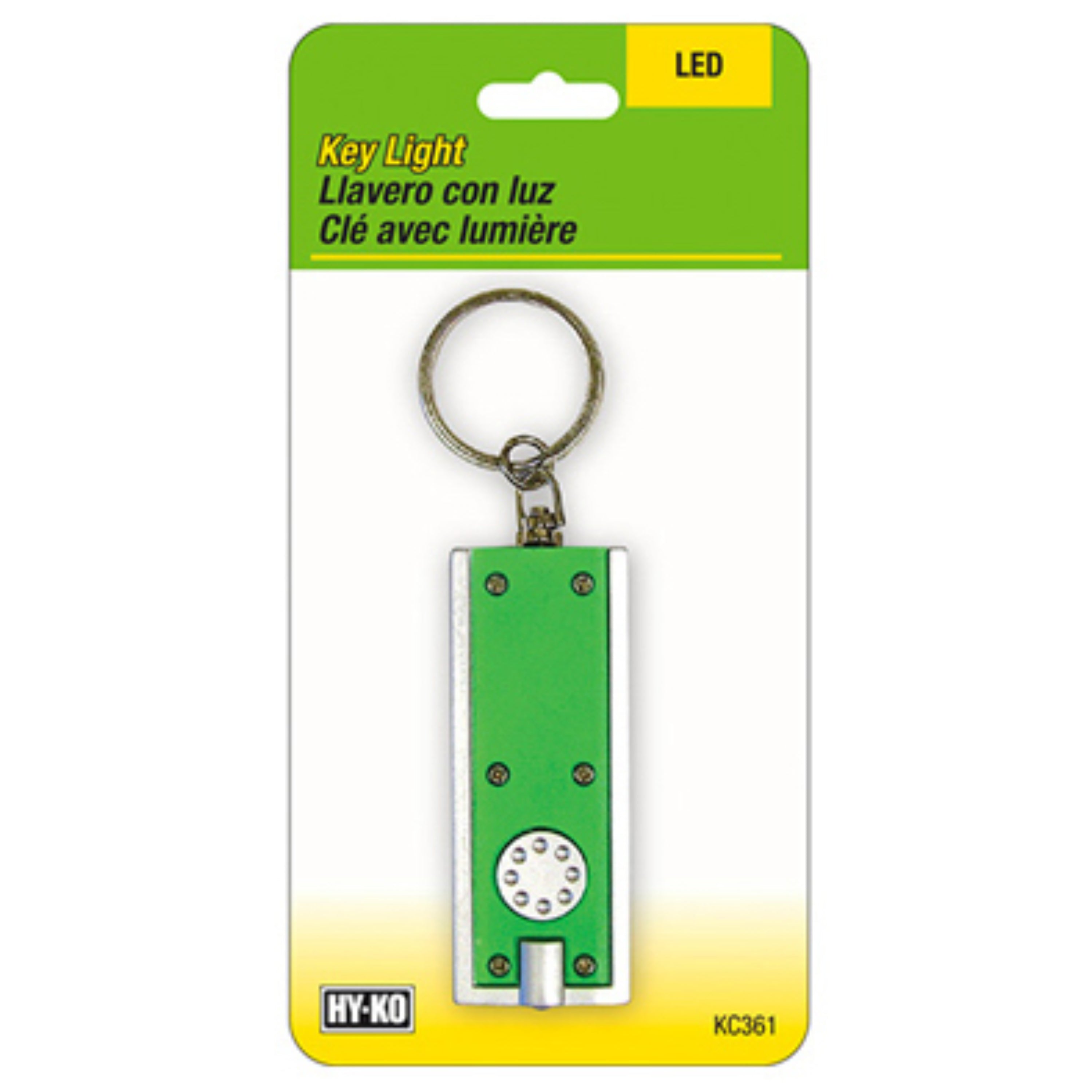 LED Flashlight With Keychain