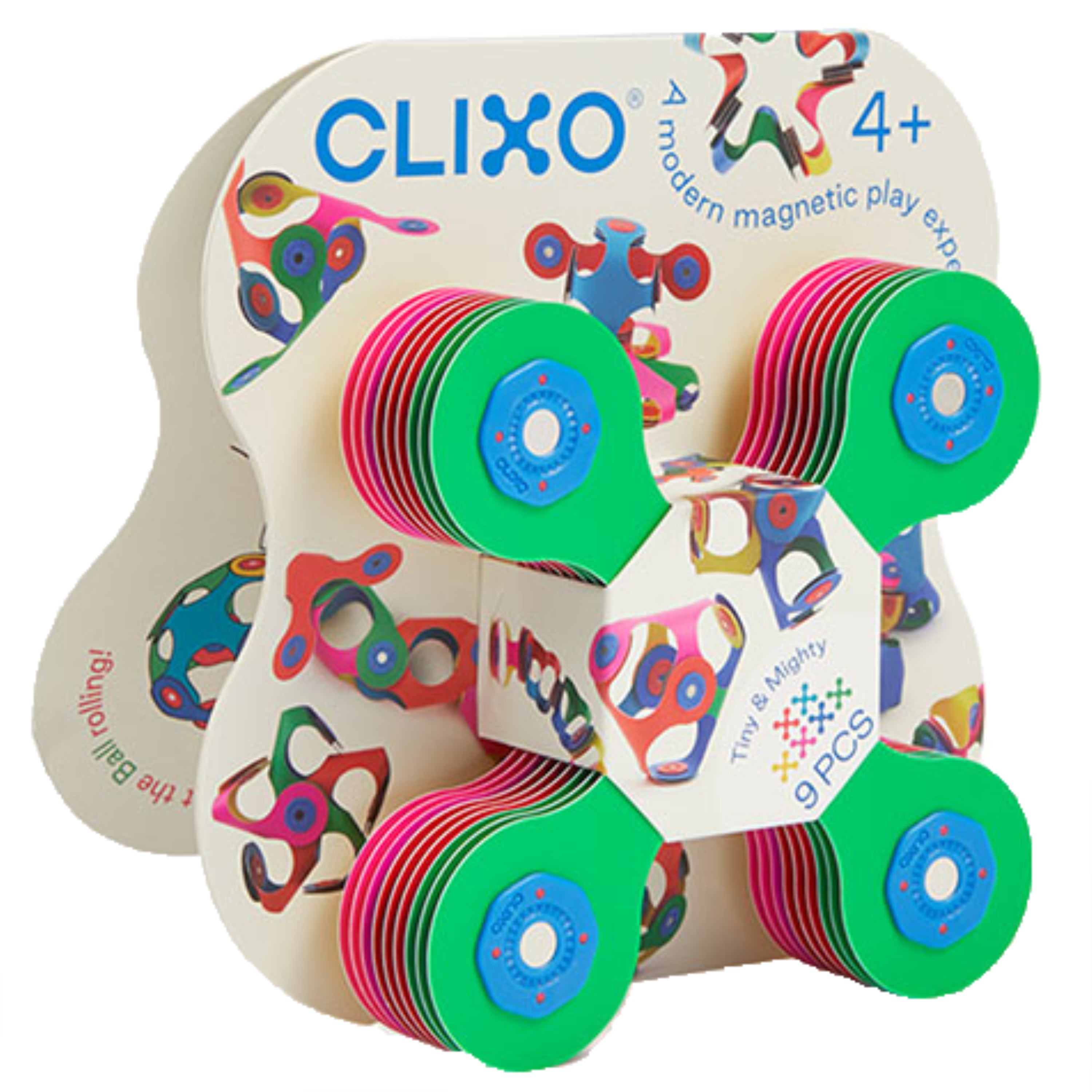 Clixo Tiny And Mighty Magnet Travel Toy – 9pc – S. Feldman Housewares