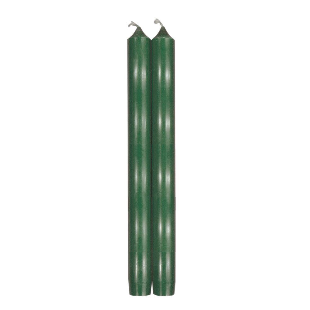 Caspari Tapered Candles in Hunter Green – 10inch – 2pk