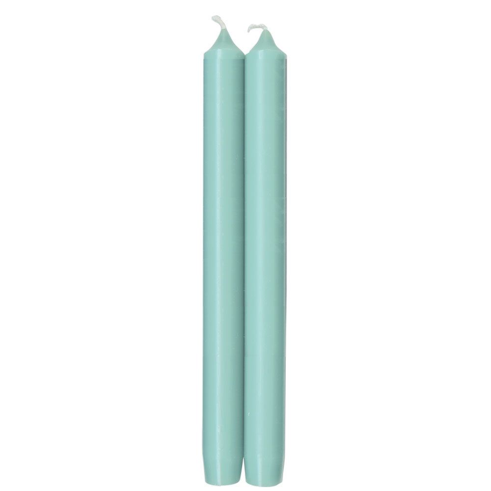 Caspari Tapered Candles in Turquoise – 10inch – 2pk