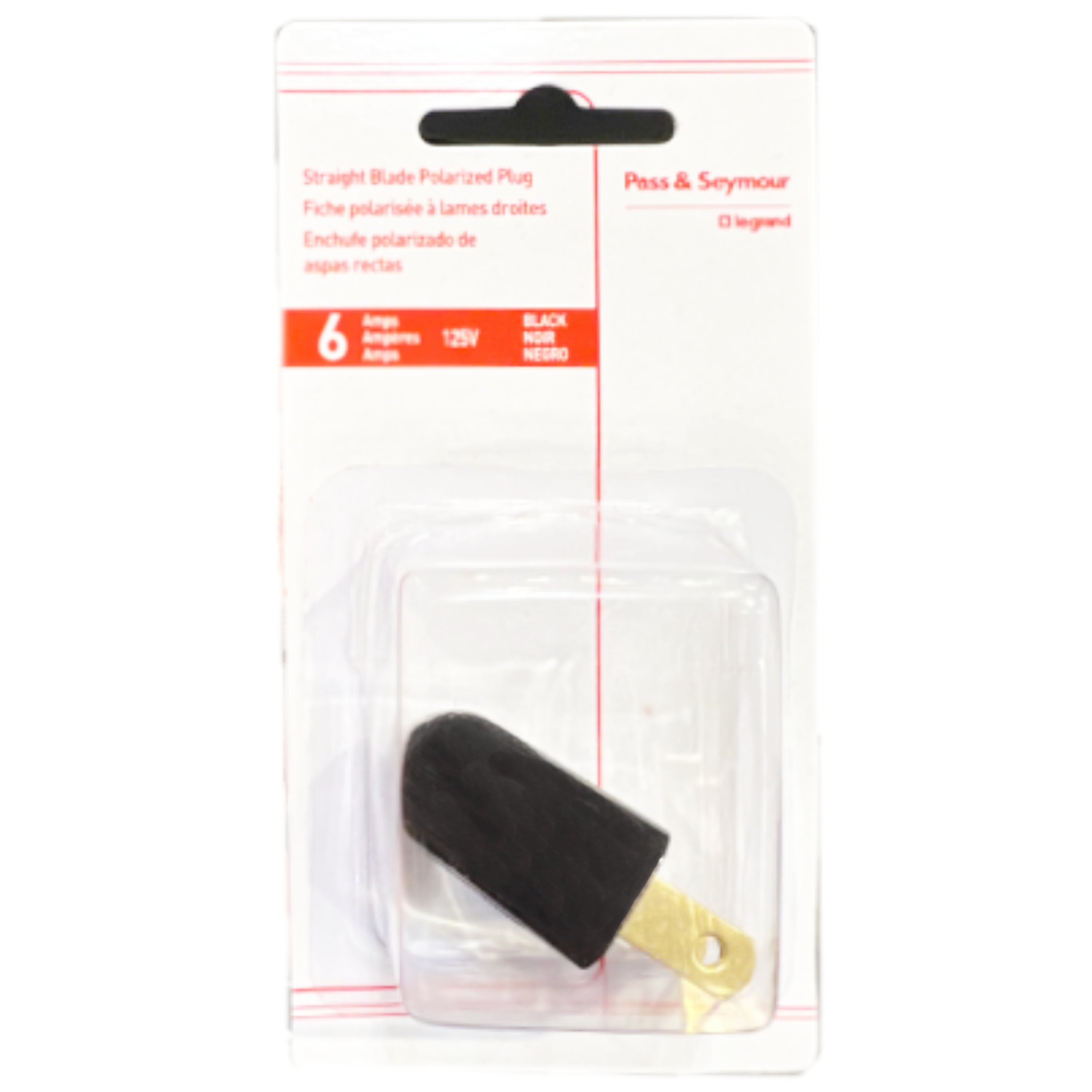 Black Easy Installation Quick Plug – 6A 125V