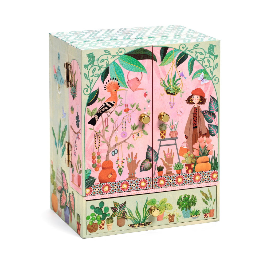 Djeco Music Box Secret Garden – Musical Jewelry Box