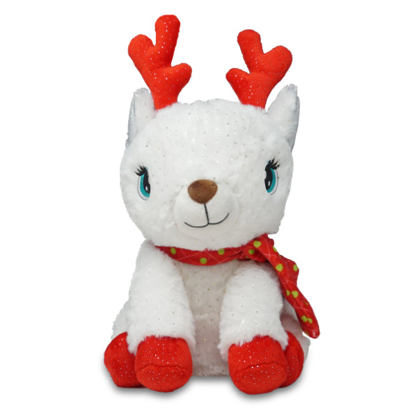 Cuddle Barn Animated Snowbelle the Reindeer Christmas Plush Toy