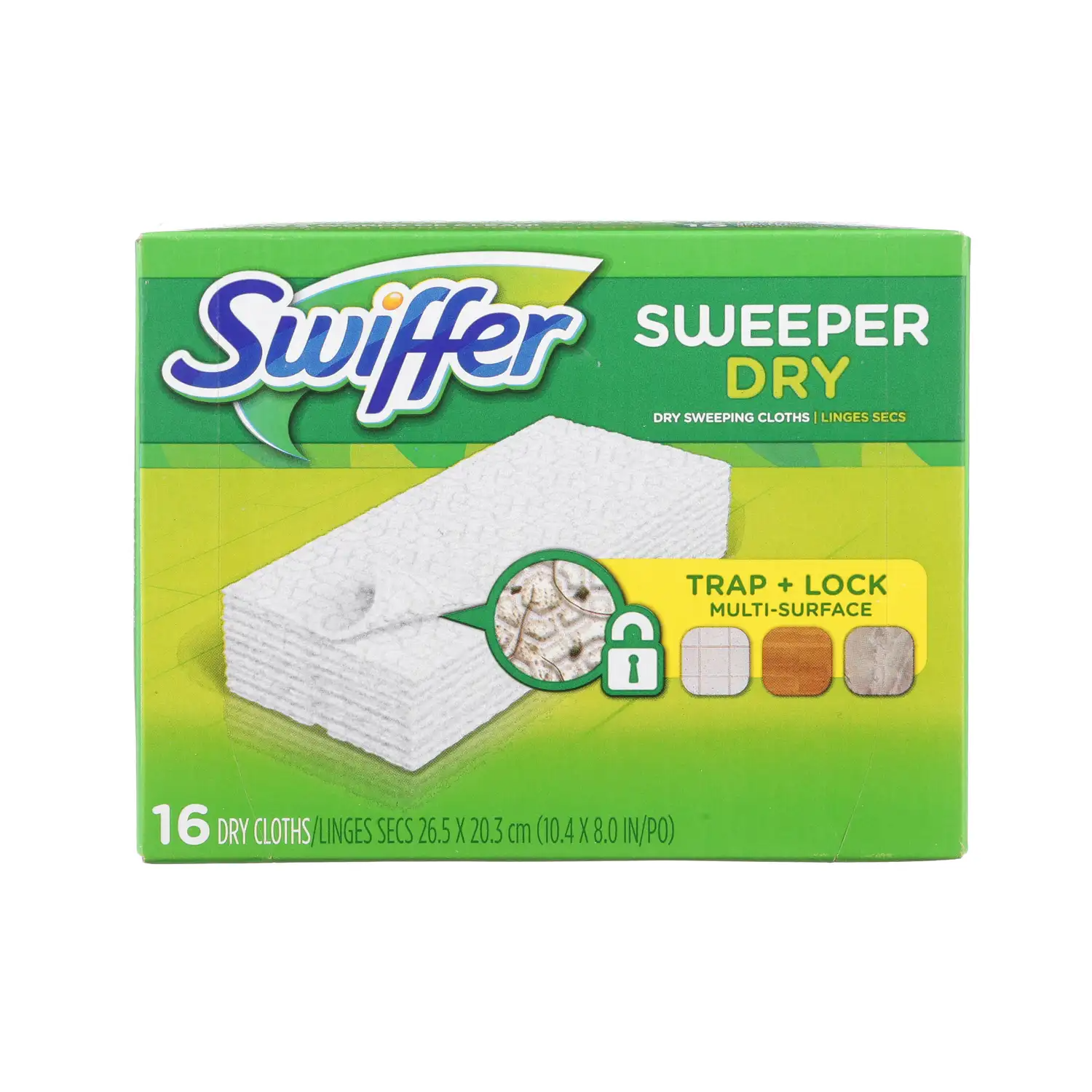 Swiffer Dry Sweeping Cloth Refills – Pack of 16