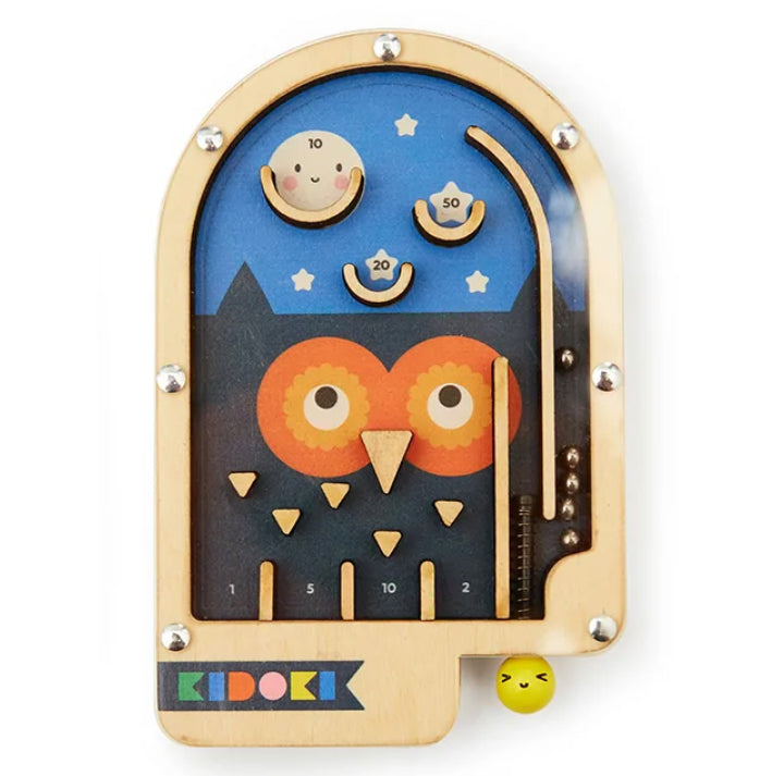 Kikkerland Wooden Pinball Games – Assorted Styles – Sold Individually