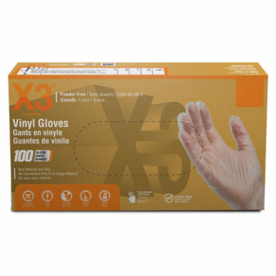 Disposable Vinyl Gloves – Powder Free – Large - Pack of 100