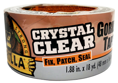 Crystal Clear Gorilla Tape – 1.88in x 18yd