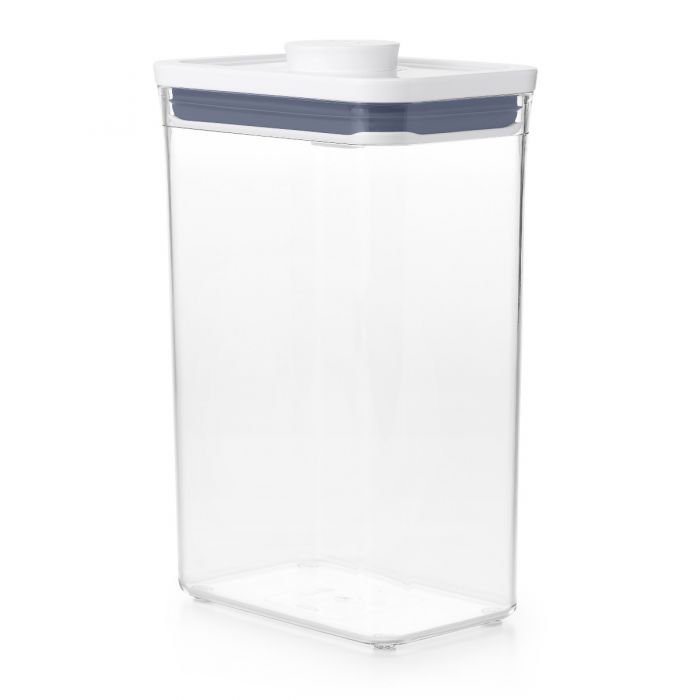 OXO Good Grips Pop Rectangular Slim 1.2 Qt. Food Storage Container - White