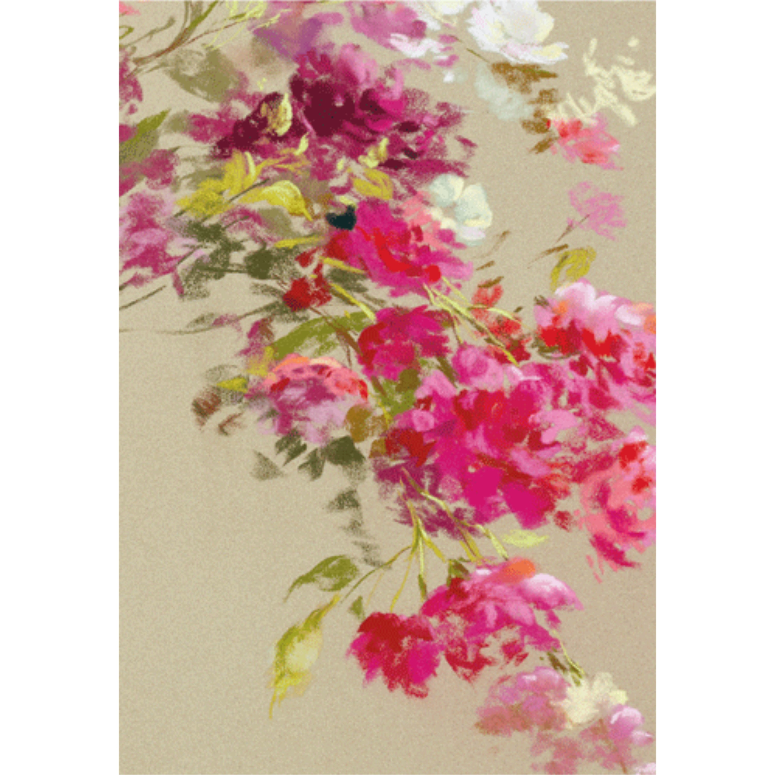 Caspari – Garden of The Rose Wedding Card – 1 Card & 1 Envelope