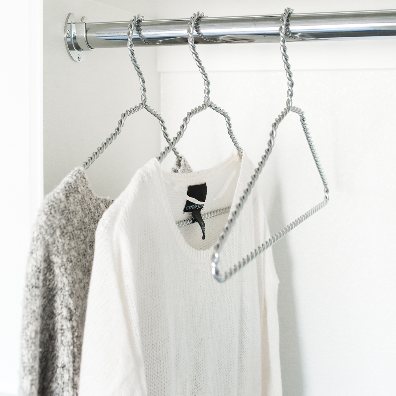 Braided Hanger – Chrome