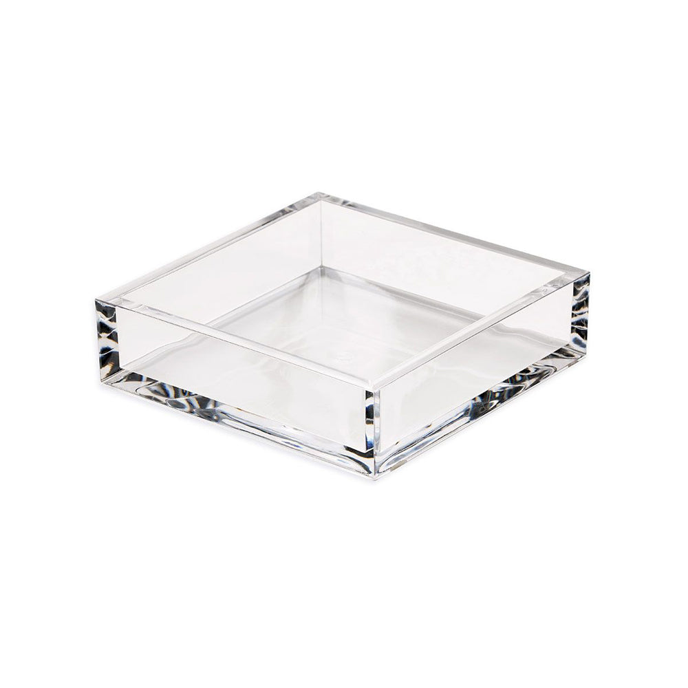 Caspari Acrylic Cocktail Napkin Holder in Clear