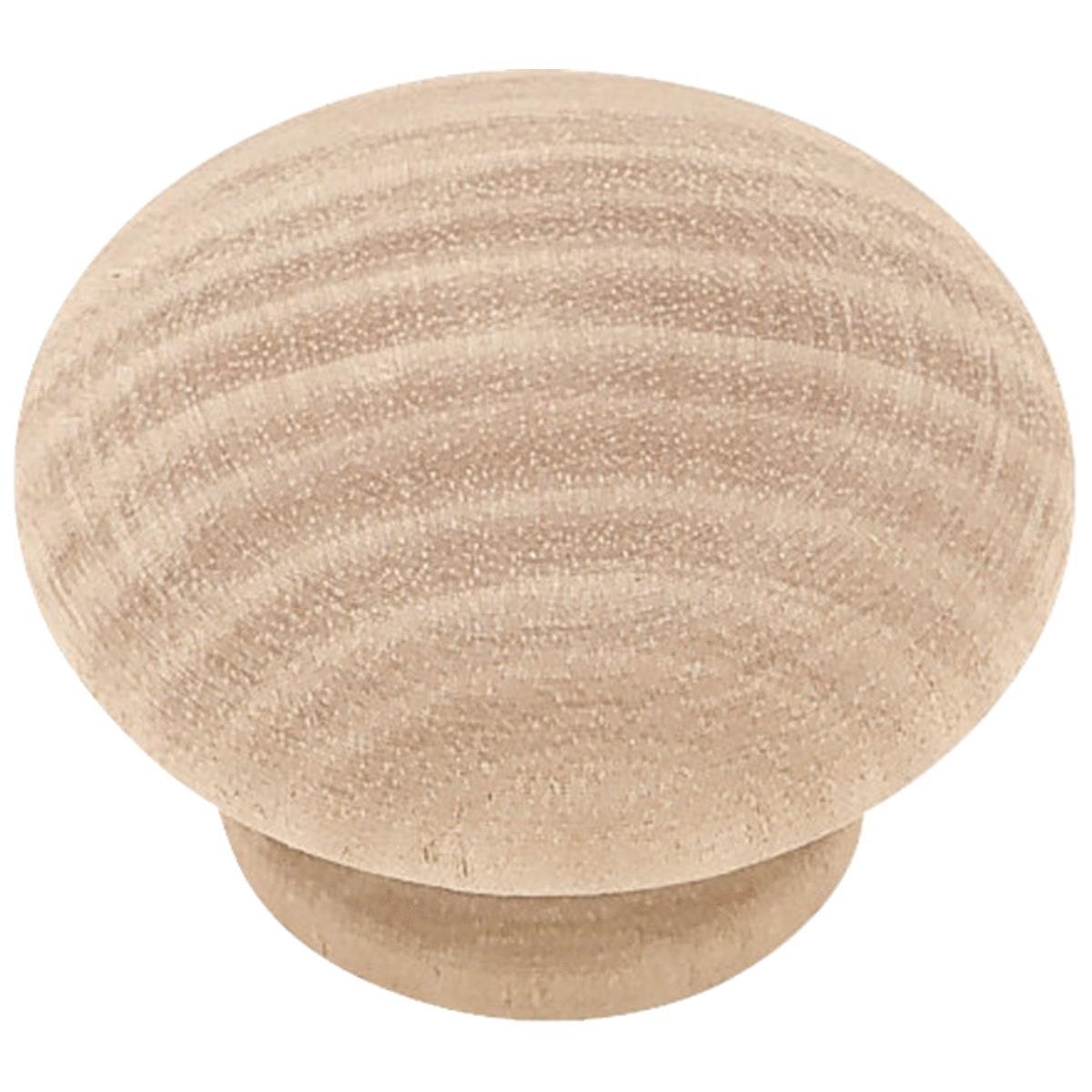 Light Wood Finish Knobs – Set of 2