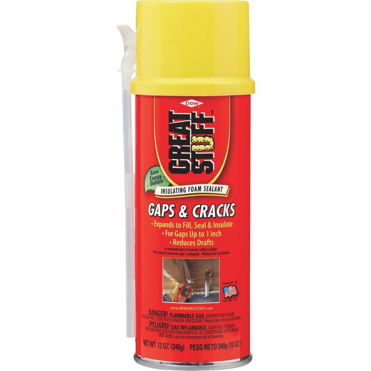 Gaps & Cracks Foam Sealant - 12oz