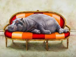 Wildlife At Leisure – Rhino And Friends Note Cards – Set of 6