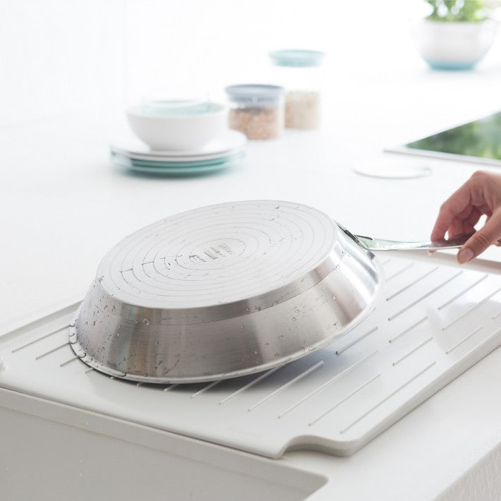 Brabantia Large Dish Drying Rack – Light Gray