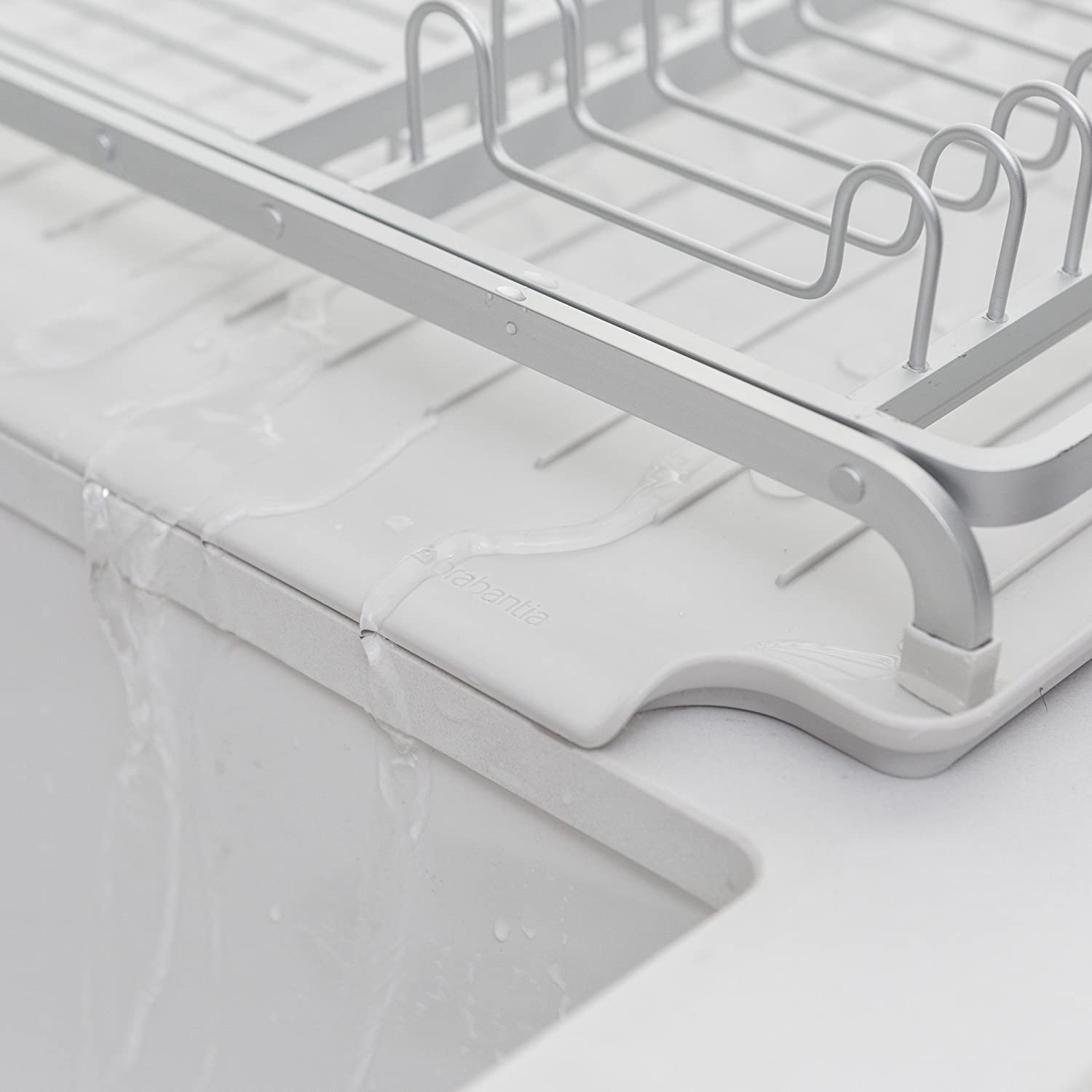 Brabantia Large Dish Drying Rack – Light Gray