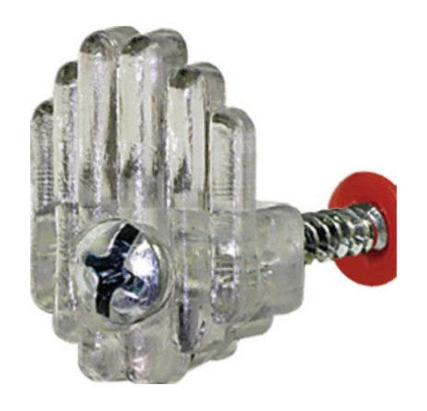 Hillman Clear Mirror Holder & Anchors – 4-Pk.