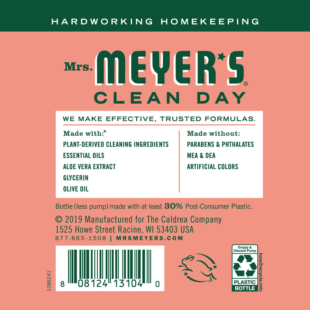 Mrs. Meyer's Geranium Liquid Hand Soap – 12oz