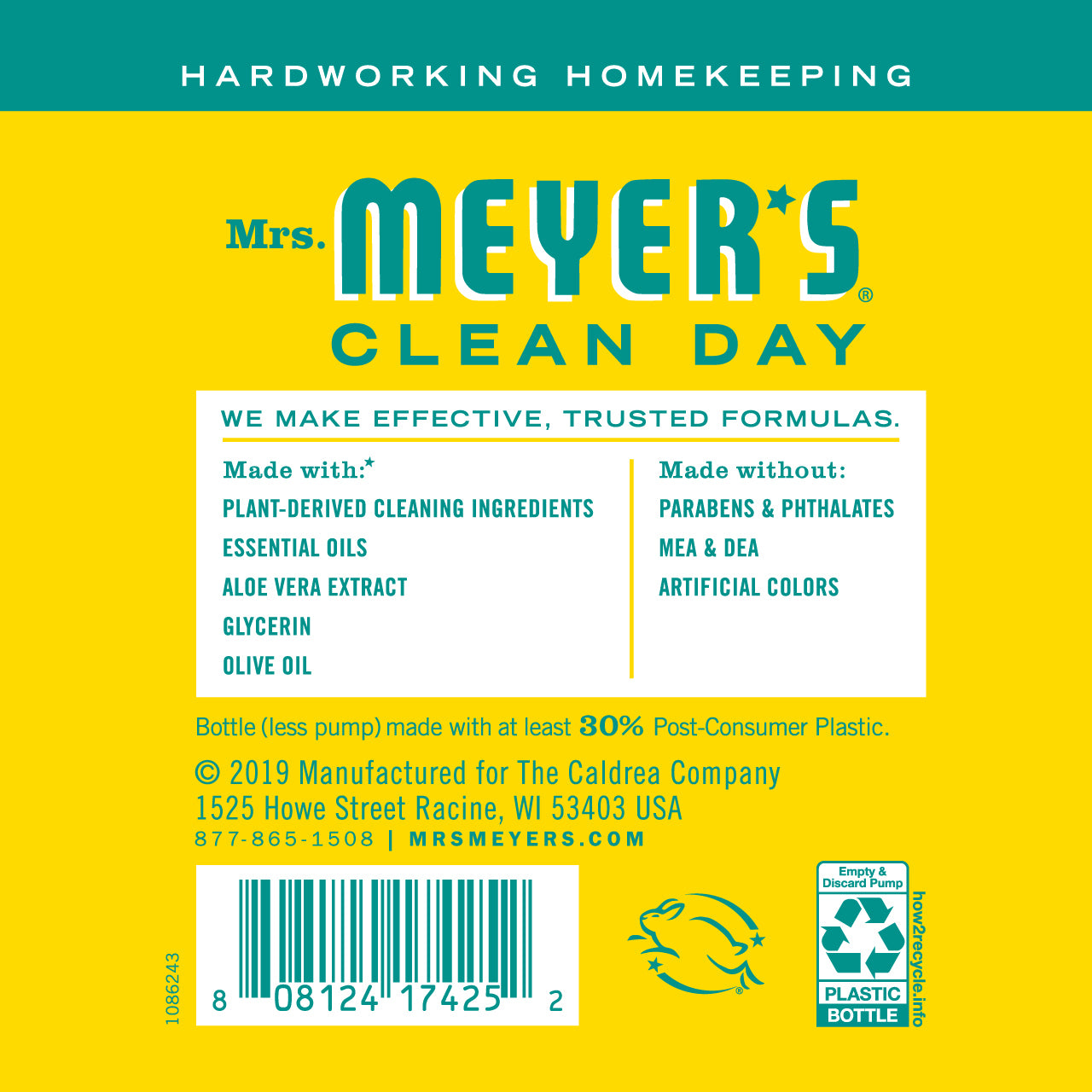 Mrs. Meyer's Honeysuckle Liquid Hand Soap – 12oz