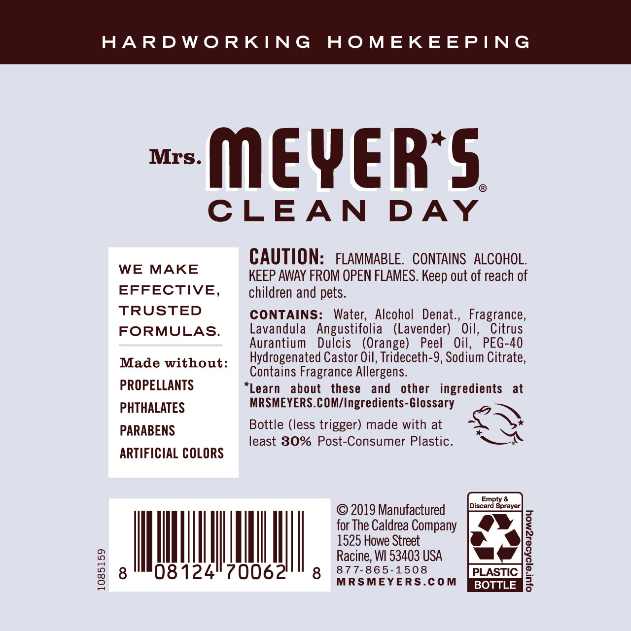 Mrs. Meyer's Lavender Room Freshener Spray – 8oz