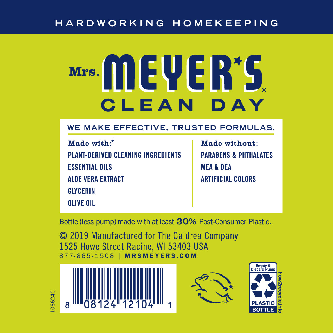 Mrs. Meyer's Lemon Verbena Liquid Hand Soap – 12oz