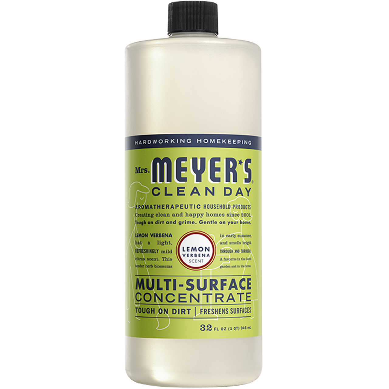 Mrs. Meyer's Lemon Verbena Multi-Surface Concentrate – 32oz