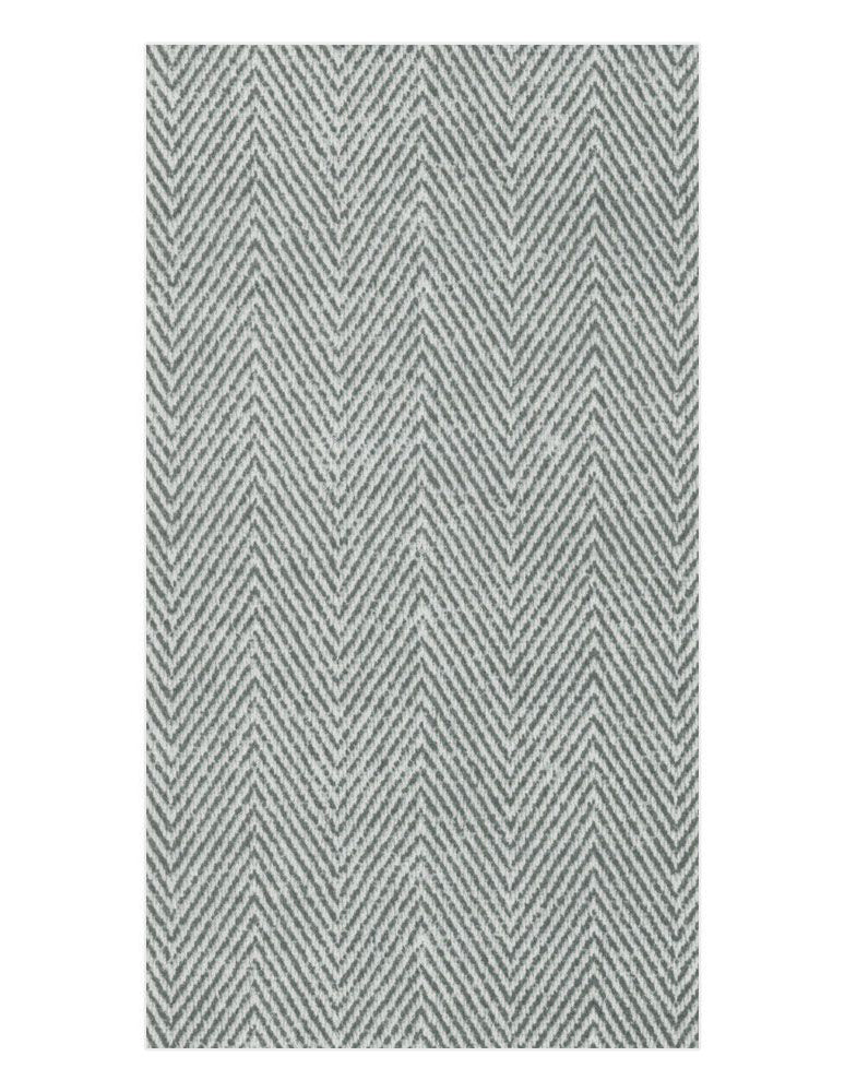 Caspari Jute Charcoal Paper Linen Guest Towels - 12pk