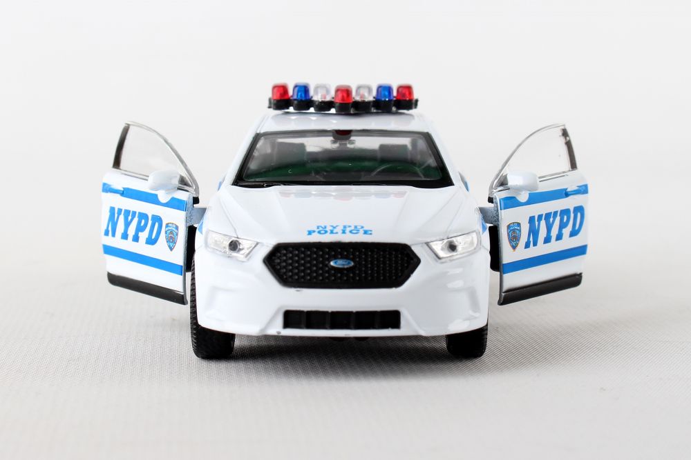 NYPD Small Pullback Ford Interceptor Police Car – 4.25" x 1.5"