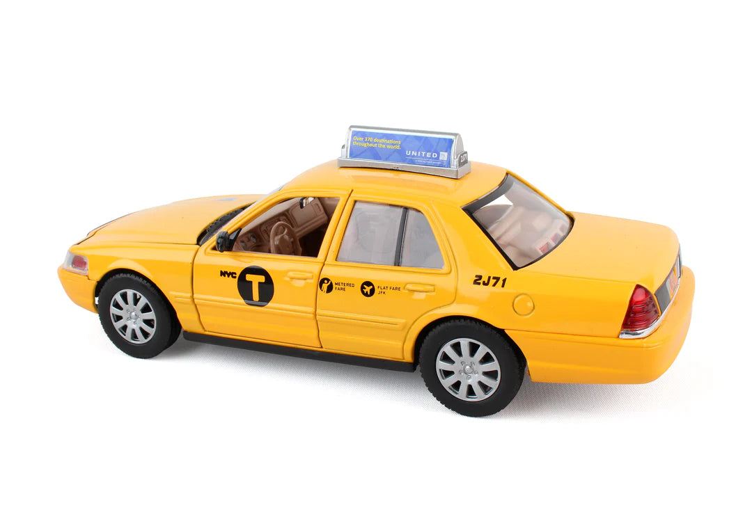 New York City Officially Licensed Crown Victoria Yellow Taxi – 9" x 3"