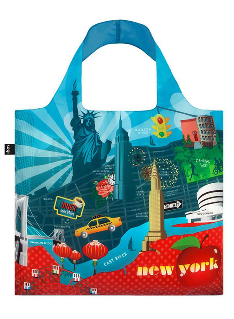 LOQI Recycled Reusable Tote Bag – Urban, New York