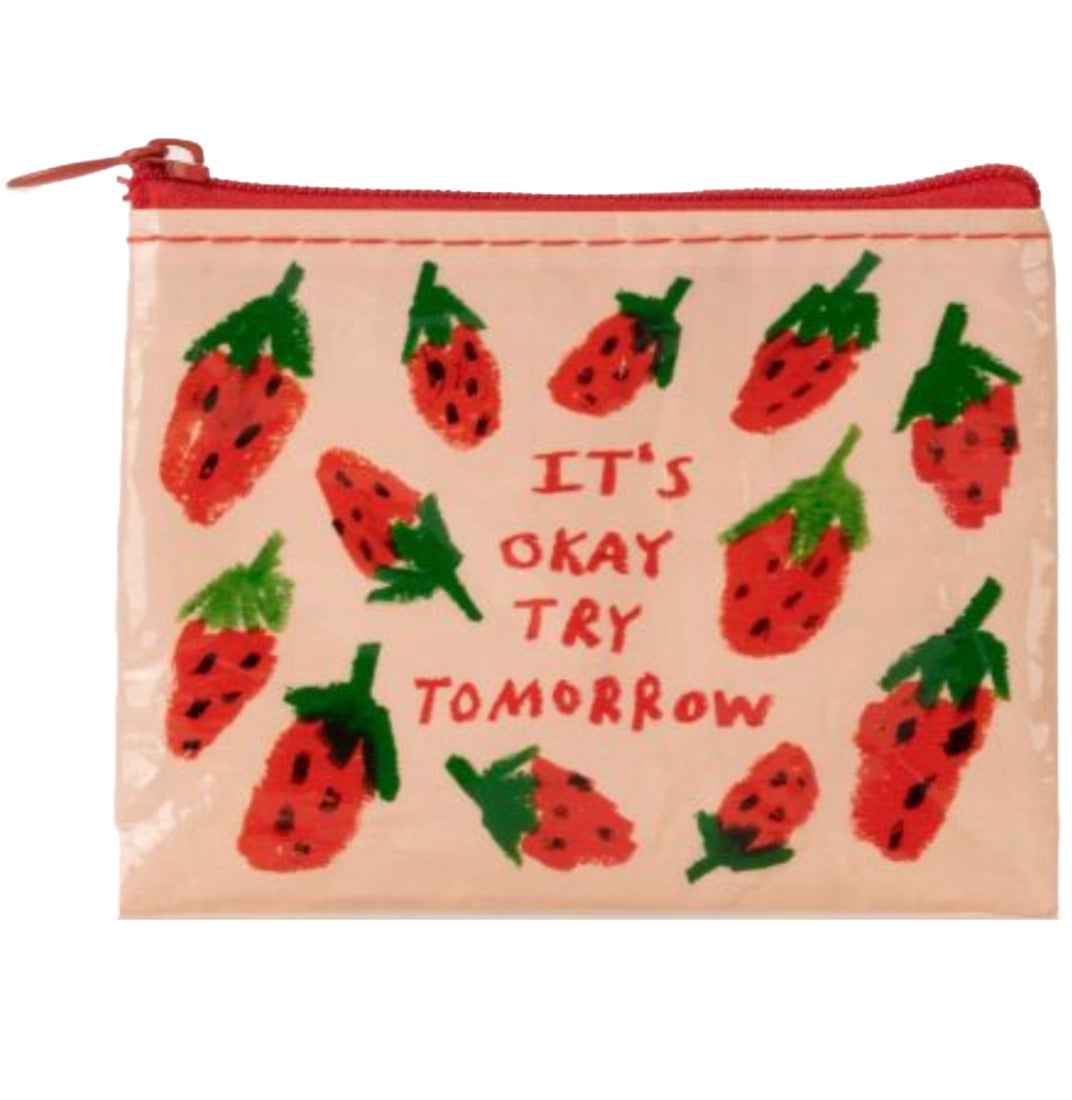 "It's Okay Try Tomorrow" Coin Purse