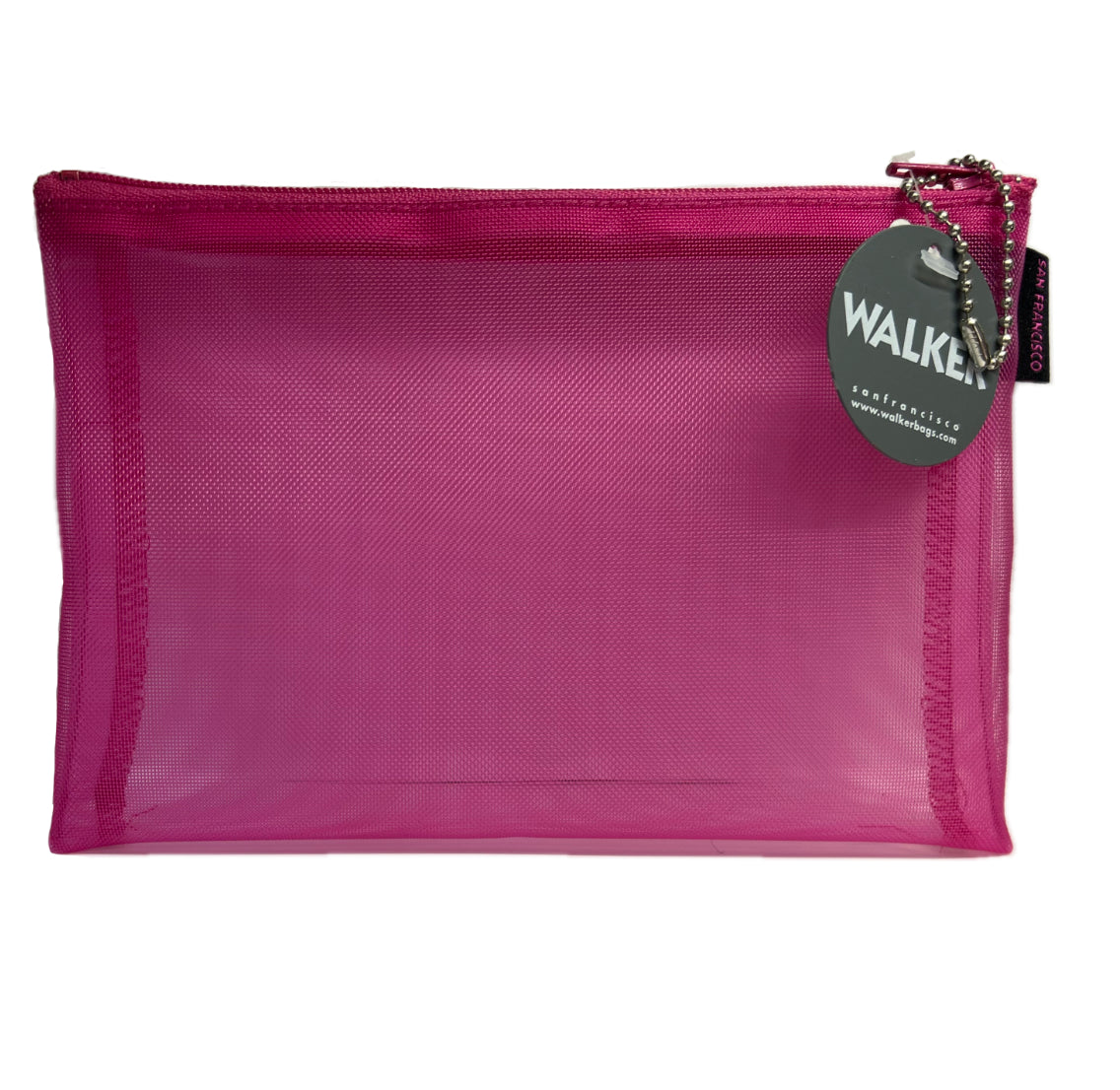 Walker Bags Color Mesh Zip Case – Fuchsia – 5x7in