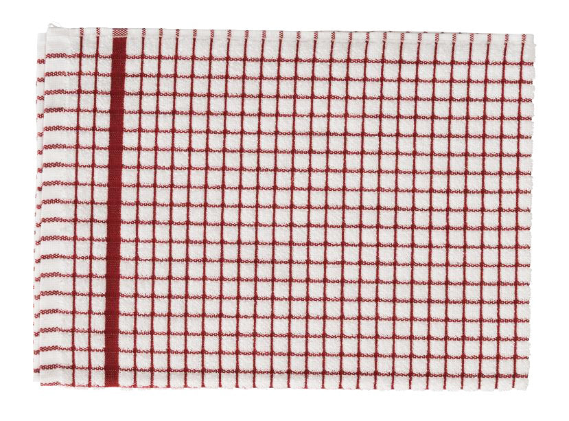 Samuel Lamont Poli Dri 100% Cotton Dish Towel – Red – Pack of 3
