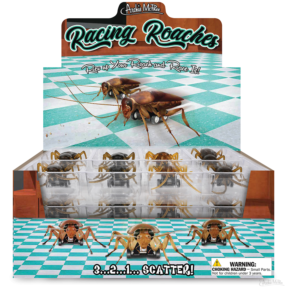 Archie McPhee Racing Roaches – Sold Individually