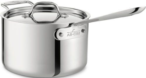 アメリカ製高級鍋 ALL-CLAD 4QT. SAUCE PAN 蓋付 片手鍋 All-Clad Stainless 4 QT. Sauce Pan with Lid – S. Feldman Housewares