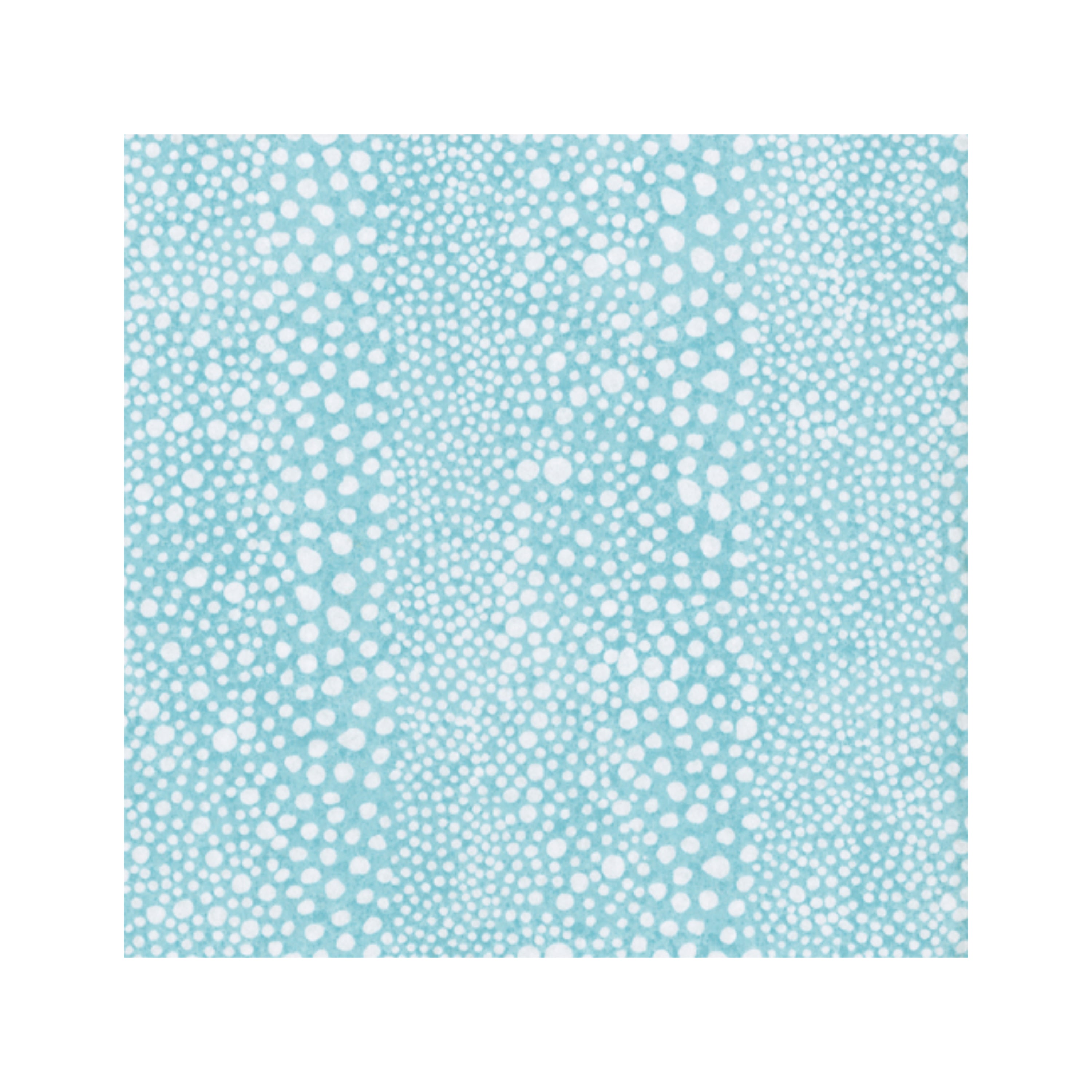 Caspari Pebble Seafoam Blue Paper Linen Cocktail Napkins - 15pk