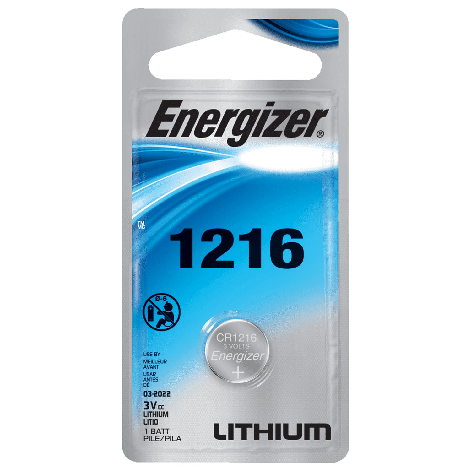 Energizer Lithium 1216 Battery
