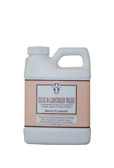 Le Blanc Silk & Lingerie Wash White Flowers – 16oz
