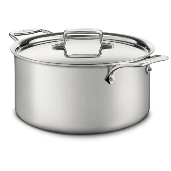 All-Clad D5 Brushed Stainless 8 QT Stock Pot & Lid