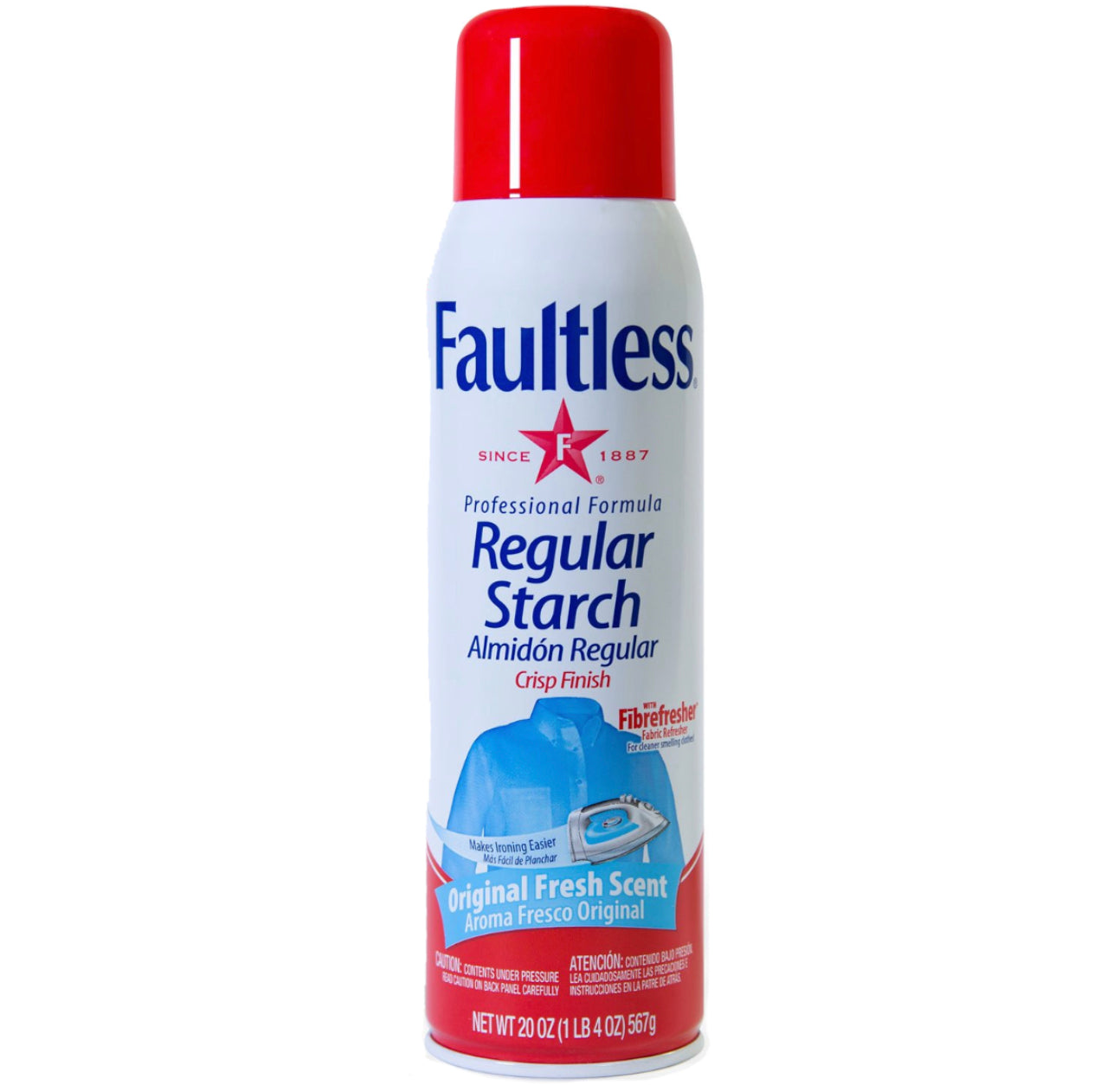 Faultless Original Finish Ironing Spray Starch 20 oz