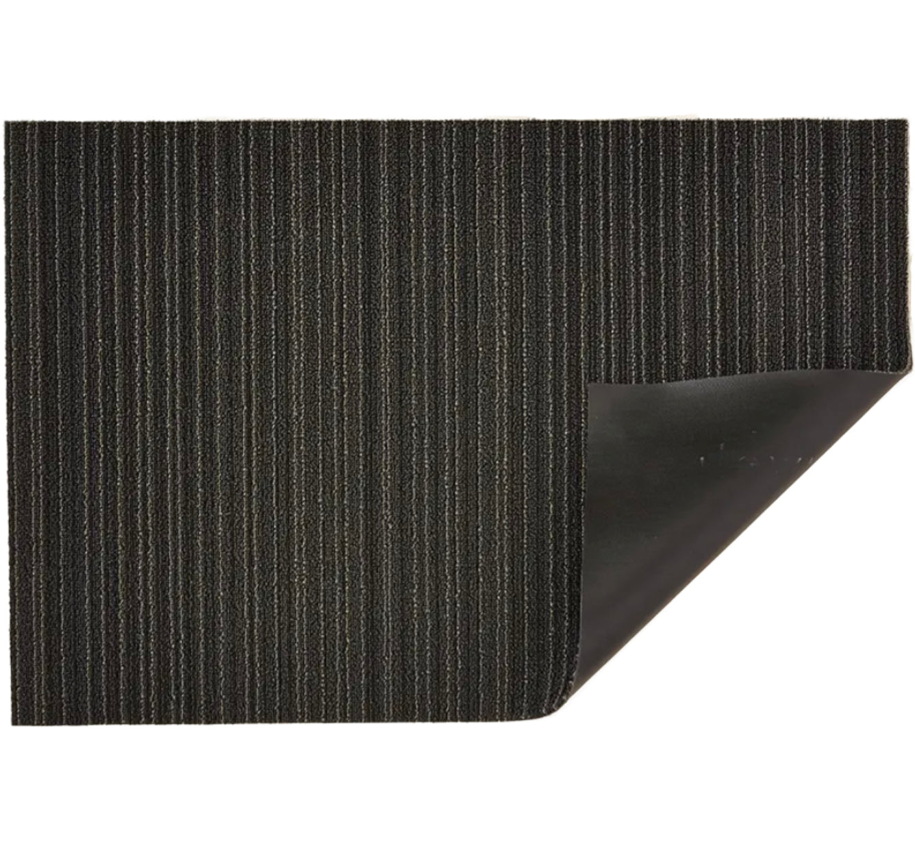 Chilewich Shag Skinny Stripe Door Mat – Steel – 24" x 36"