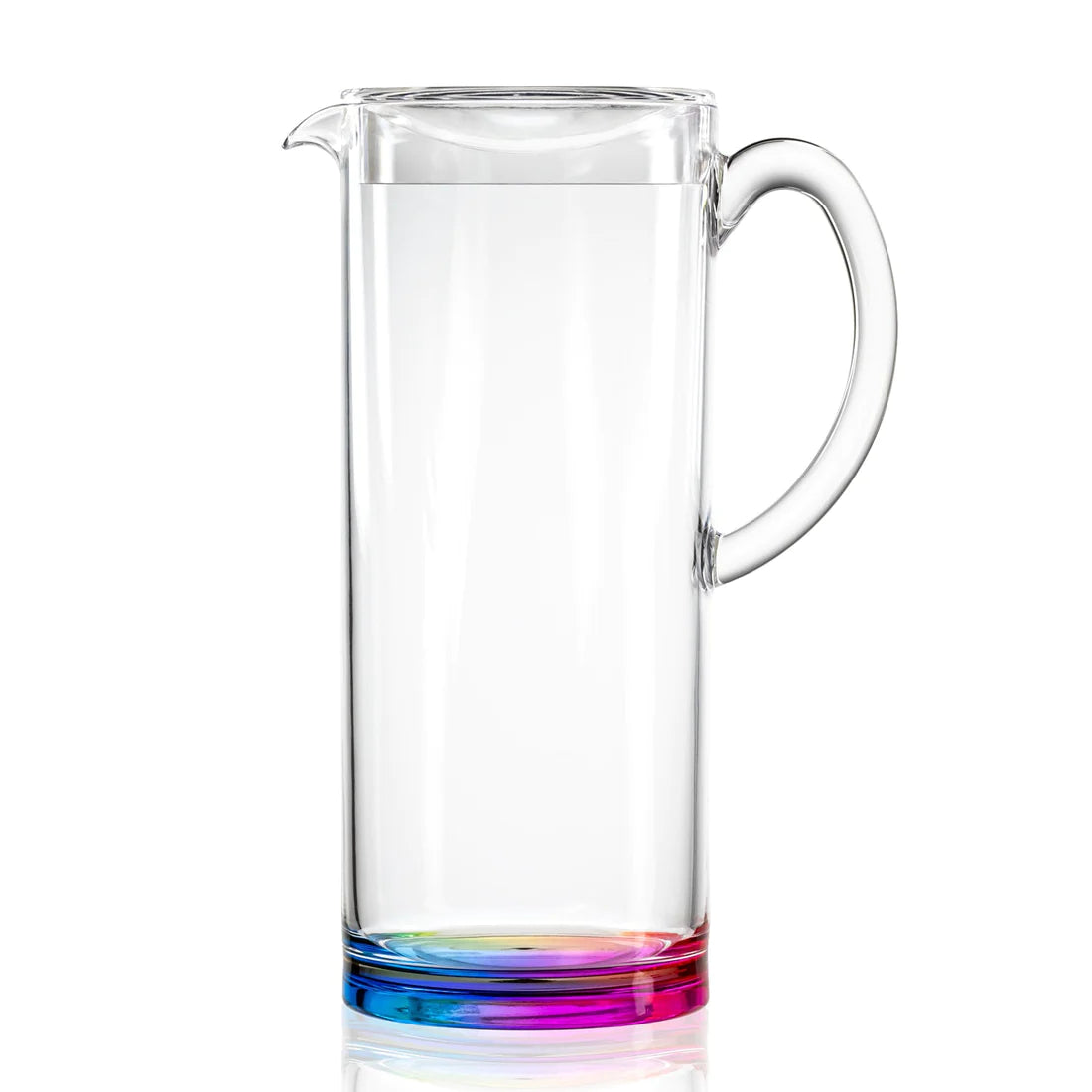 Teardrop Rainbow Acrylic Pitcher – 51.2 oz