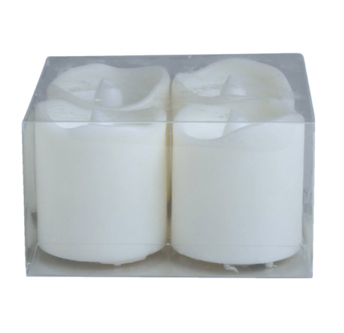 Battery Operated LED White Votives – 4pk