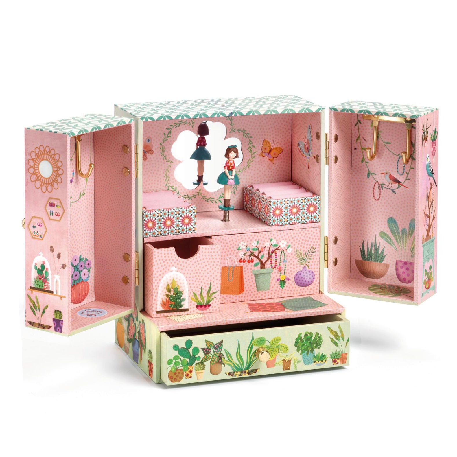 Djeco Music Box Secret Garden – Musical Jewelry Box