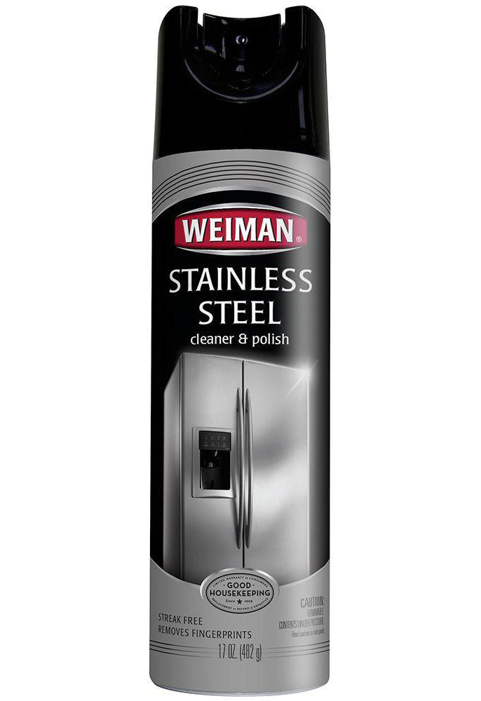 Weiman Stainless Steel Cleaner & Polish Aerosol Spray - 17oz