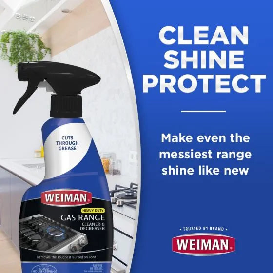 Weiman Gas Range Cleaner and Degreaser - 12 oz