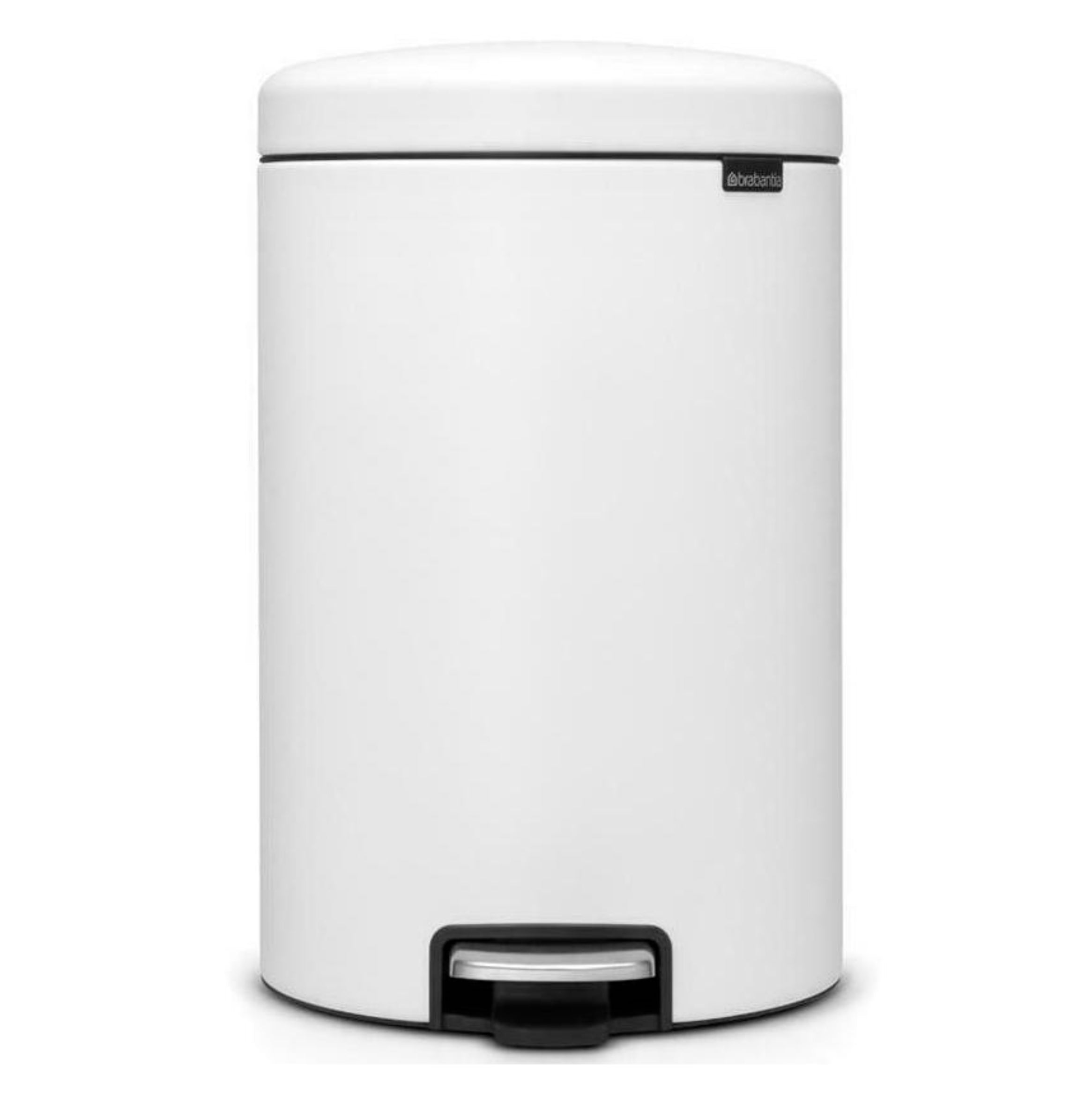 Brabantia NewIcon Step Trash Can – White – 0.8 Gal