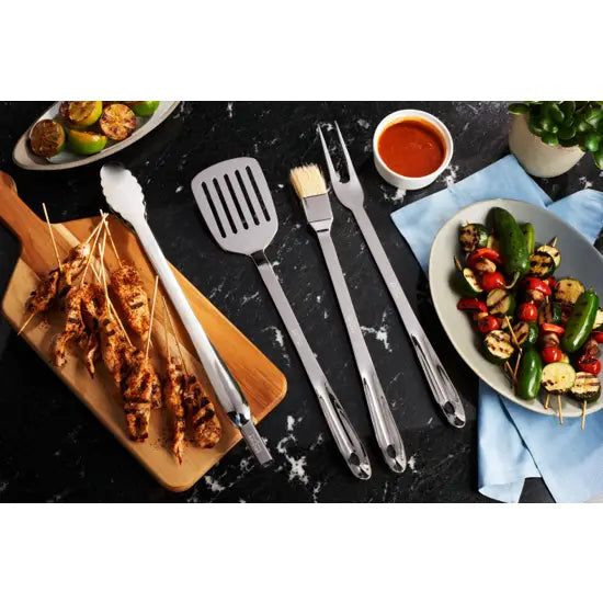 All-Clad BBQ Stainless Steel Tool Set – 4 Piece